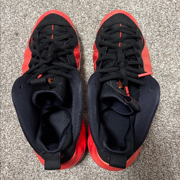 Nike Air Foamposite One “Habanero Red” 314996-603 Men’s Size 10.5 Black Red - Picture 5 of 10